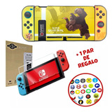 Kit Nintendo Switch + Case Protector + Mica Pokemon  05