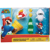 Figura Super Mario Nintendo Underwater 25 Diorama Play