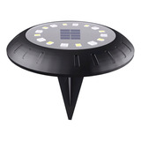 Luces Solares De Suelo M Para Exteriores Con 16 Led, Multico