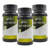 Pack 3 X Ajo Negro 180 Cápsulas Para 3 Meses