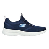 Zapatilla Skechers Dynamight 2.0-soft Expressions Azul Mujer