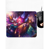 Mouse Pad Xs Xayah Rakan Bosqueviejo Splash Art Lol 