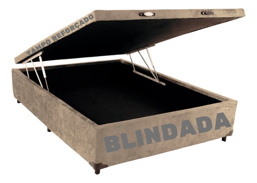 Cama Box Bau Casal Blindada - Fabricação Própria