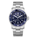 0924 Men's Sport Timer Blue Dial Automatic Bracelet Watch