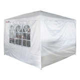 Importway Iwgzap-3 Tenda Gazebo Articulada 3x3m Com 2 Paredes Cor Branca