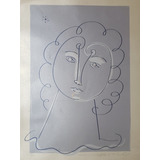 Hermé Antune Gravura Figura Feminina Numerada Assinada 30x45