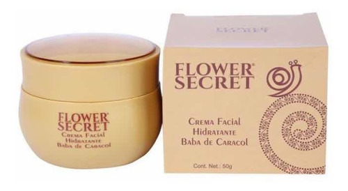 Crema Facial Baba De Caracol Hidratante 50g Flower Secret