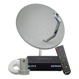 Kit Antena Digital Satmax 6 Elsys + Antena Lnbf Ku Cabo