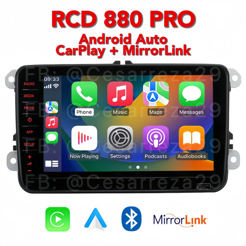 Estéreo Rcd 880 Pro Carplay Android Auto Volkswagen