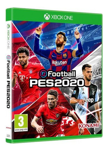 Jogo Xbox One Pes 2020 Original Mídia Física 