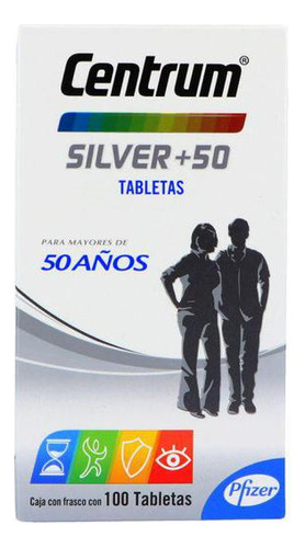 Centrum Silver Caja Con Frasco 100 Tabletas