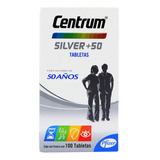 Centrum Silver Caja Con Frasco 100 Tabletas