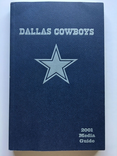 Nfl Dallas Cowboys Media Guide 2001