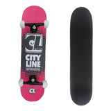 Skate Para Iniciante Feminino Masculino Ate 70 Kg City Line