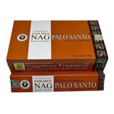 Incenso Massala Vijayshree Golden Nag Palo Santo Cx.12un.15g