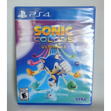 Sonic Colors Ultimate Nuevo Físico Sellado Para Tu Ps4