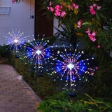 Luzes De Gramado De Natal Para Jardim Externo, 2 Unidades,