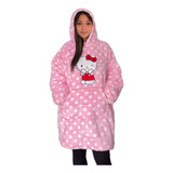 Poleron Sherpa Hello Kitty Kuromi Melody Stich Maxi Poleron