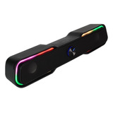 Bocina Gamer Con Rgb Vorago Bsp-350 Bluetooth 3.5mm Negro