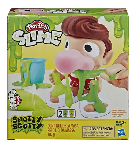 Set De Masa Moldeable Play-doh Slime Snotty Scotty 102g