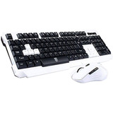 Mouse Soke-six, Con Teclado/negro Y Blanco/inalambricos