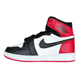 Tenis J1 Mid Negro Y Rojo # 25