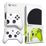 Console Xbox Series S Com 2 Controles (1 Branco E 1 Verde)
