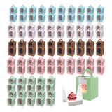 100 Caja Para Cupcakes Individual Con Ventana Caja Regalo