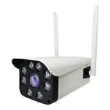 Camara Ip Seguridad Exterior Wifi Y Cable Rj45 8 Led Alertas