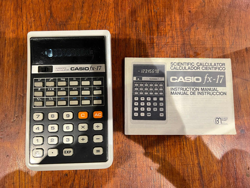 Calculadora Casio Fx-17 Vintage