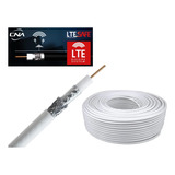 Cable Coaxil Rg6 - Premium, Baja Perdida - Rollo De 90 M