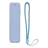 Funda Cobertura Total Para Apple Tv Siri Remote 4k Azul