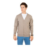 Sweater Cardigan Hombre Botones Lana Premium Olegario