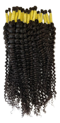 Cabelo Cacheado Humano Cacho Afro A Vapor 60/65cm 50gr 