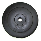 Disco Pesa Pvc 5 Kg Para Barra 25mm Relleno Gmp