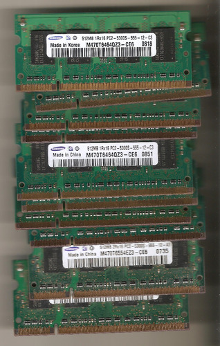 Sodimm Ddr2 De 512 Mb Para Laptop