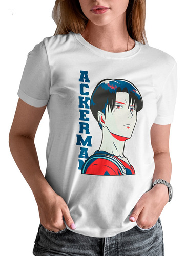 Blusa / Playera Levi Ackerman Anime Attack On Titan N#9