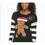 Ugly Sweater 2xl Rayas Ginger Breaded Man 