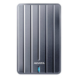 Hd Externo Adata Hc660 Ultra Slim, 1tb, Usb 3.2, Cinza - Ahc