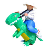 Inflable De Niños Forma De Dinosaurios Disfraces De