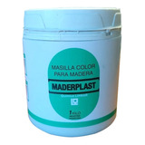 Masilla Acuosa  P/ Madera Base  Colores Maderplast 1 Kilo