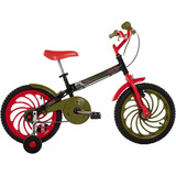 Bicicleta Infantil Caloi Power Rex Aro 16 Cor Preto Tamanho Do Quadro 16