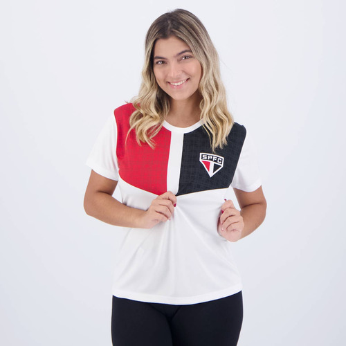 Camisa São Paulo Intricate Feminina Branca