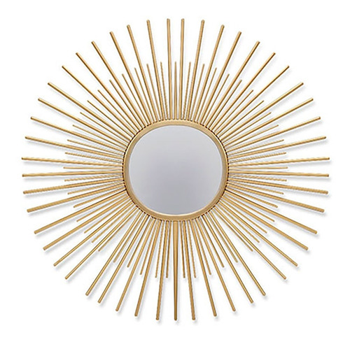 Espejo Circular Pared Moderno Elegante Marco Metal Deco