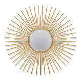 Espejo Circular Pared Moderno Elegante Marco Metal Deco