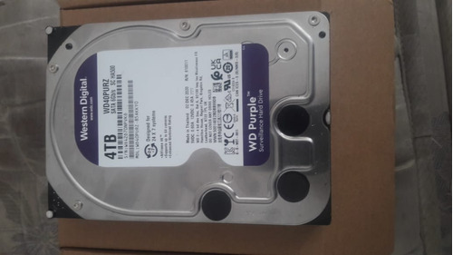 Disco Duro Wetern Digital 4 Tb Sata 6gb/s 3.5  Wd40purz