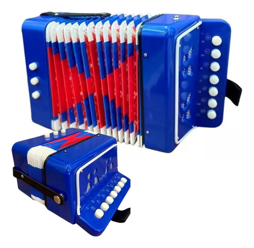 Mini Acordeon Infantil Sanfona Sai Som De Verdade Promoção