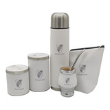 Set Matero Con Funda Para Mate De Eco Cuero River Plate