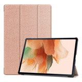 Funda Para Samsung Tab S7 Fe T736 12.4 S7 Lite 2021 Rosegold