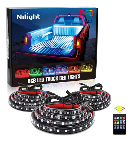 Kit De Tiras De Luces Nilight Rgb Para Cama De Camión De 60